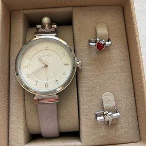 Parfois Mauve Watch - with Charms NEW